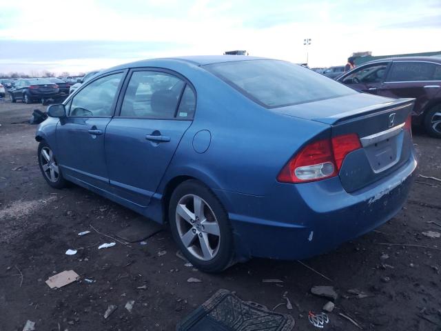 2HGFA16619H500333 - 2009 HONDA CIVIC LX-S BLUE photo 2