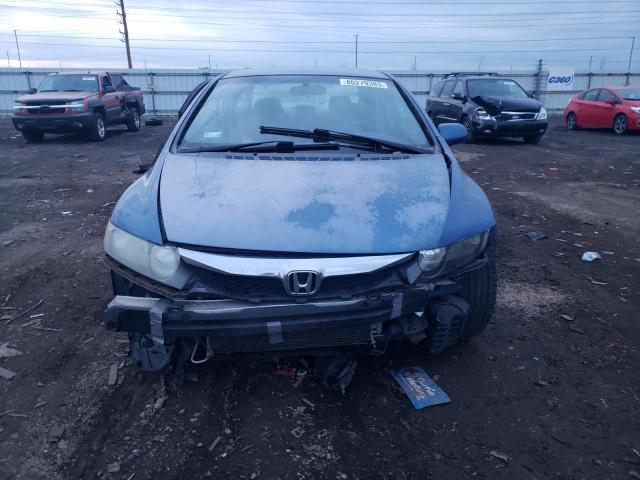 2HGFA16619H500333 - 2009 HONDA CIVIC LX-S BLUE photo 5