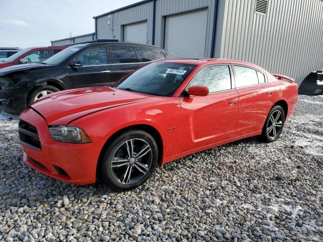 2C3CDXDT5EH187340 - 2014 DODGE CHARGER R/T RED photo 1