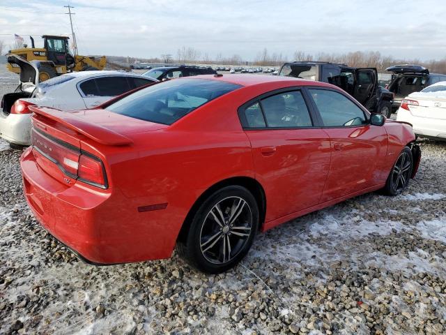 2C3CDXDT5EH187340 - 2014 DODGE CHARGER R/T RED photo 3