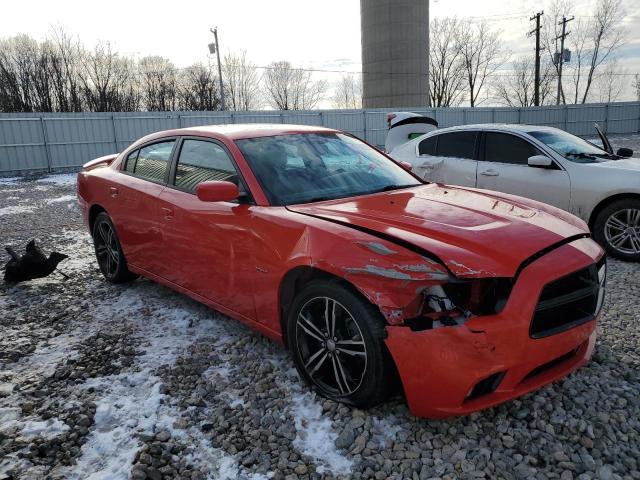 2C3CDXDT5EH187340 - 2014 DODGE CHARGER R/T RED photo 4