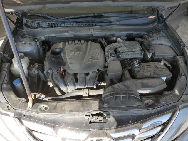 5NPEC4AC7DH739601 - 2013 HYUNDAI SONATA SE GRAY photo 11