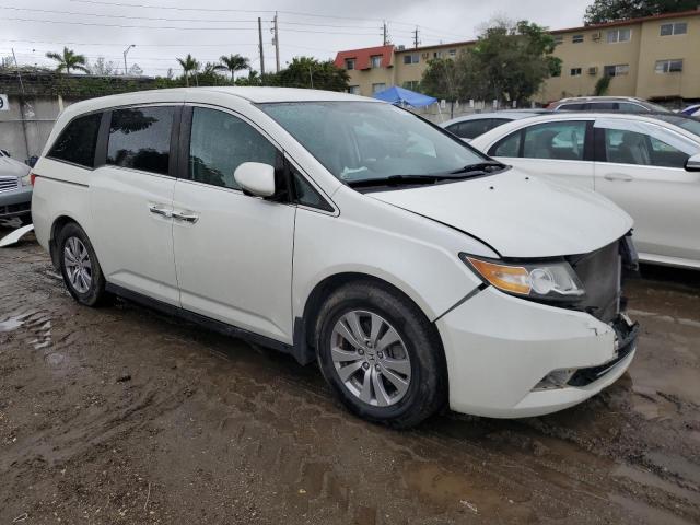 5FNRL5H45EB050971 - 2014 HONDA ODYSSEY EX WHITE photo 4