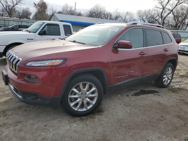 1C4PJMDS4FW509898 - 2015 JEEP CHEROKEE LIMITED BURGUNDY photo 1