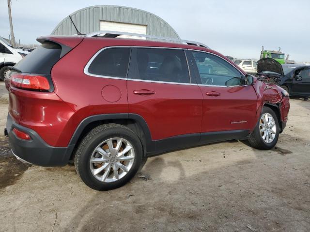 1C4PJMDS4FW509898 - 2015 JEEP CHEROKEE LIMITED BURGUNDY photo 3