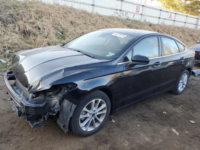 3FA6P0HD4LR255127 - 2020 FORD FUSION SE BLACK photo 1