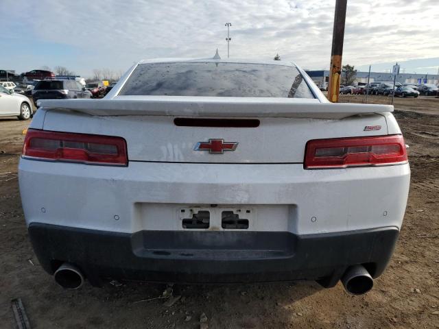 2G1FK1EJ1E9123064 - 2014 CHEVROLET CAMARO 2SS WHITE photo 6