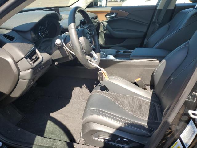 19UUB5F41MA006345 - 2021 ACURA TLX TECHNOLOGY BLACK photo 7