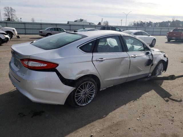 3FA6P0H93ER345190 - 2014 FORD FUSION SE SILVER photo 3