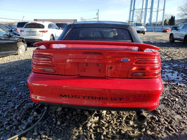 1FALP45T9SF201243 - 1995 FORD MUSTANG GT RED photo 6