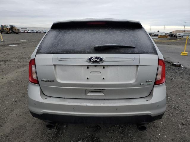 2FMDK3J98EBA25773 - 2014 FORD EDGE SEL SILVER photo 6