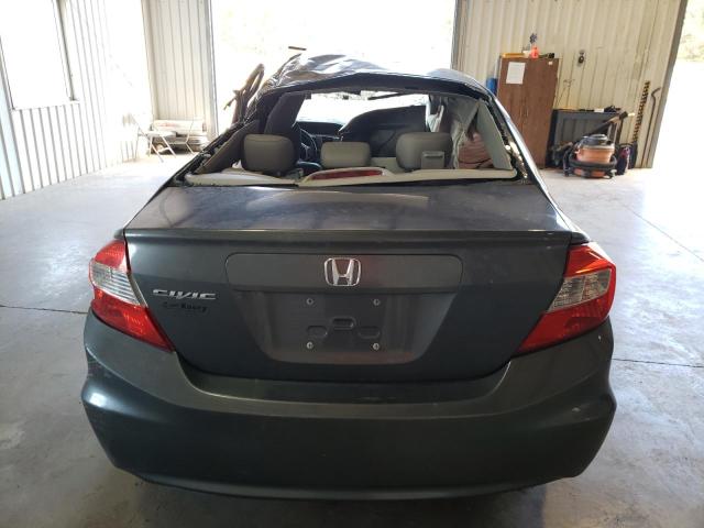 2HGFB2F91CH500224 - 2012 HONDA CIVIC EXL GRAY photo 6