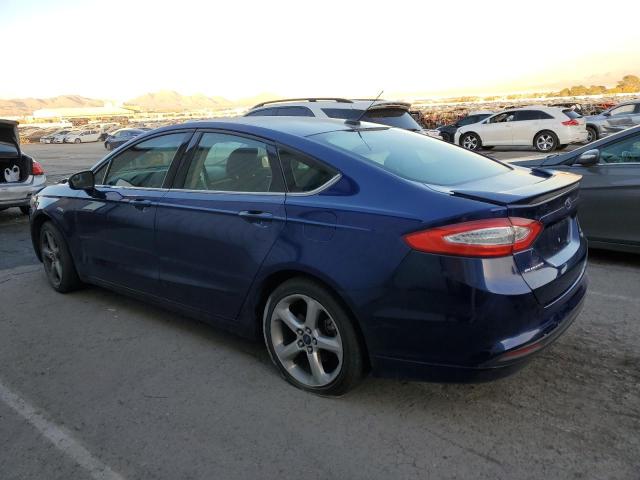 3FA6P0HD9ER129669 - 2014 FORD FUSION SE BLUE photo 2