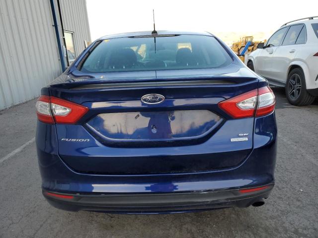 3FA6P0HD9ER129669 - 2014 FORD FUSION SE BLUE photo 6