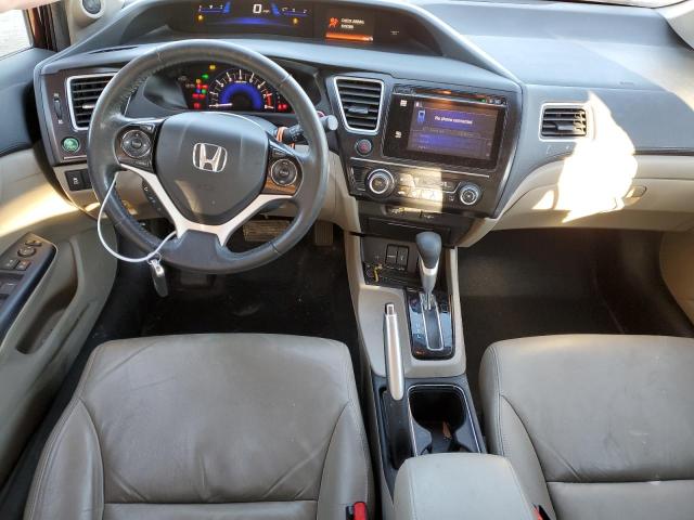 19XFB2F90EE056914 - 2014 HONDA CIVIC EXL ბურგუნდია ფოტო 8