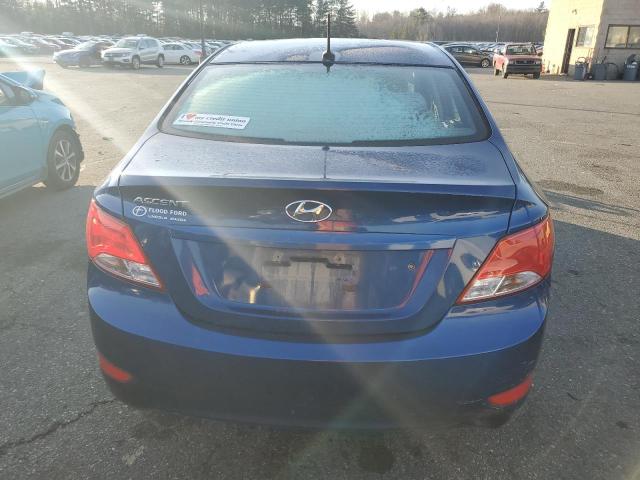 KMHCT4AEXGU143848 - 2016 HYUNDAI ACCENT SE BLUE photo 6