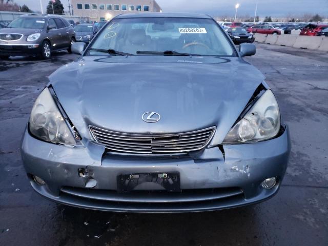 JTHBA30G655069868 - 2005 LEXUS ES 330 GRAY photo 5