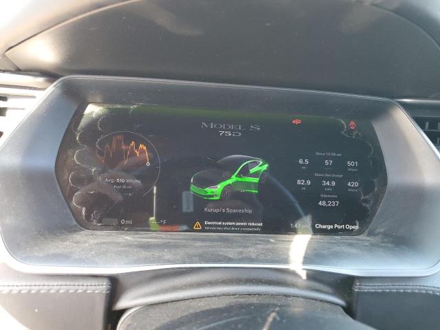 5YJSA1E20JF262707 - 2018 TESLA MODEL S BLACK photo 9