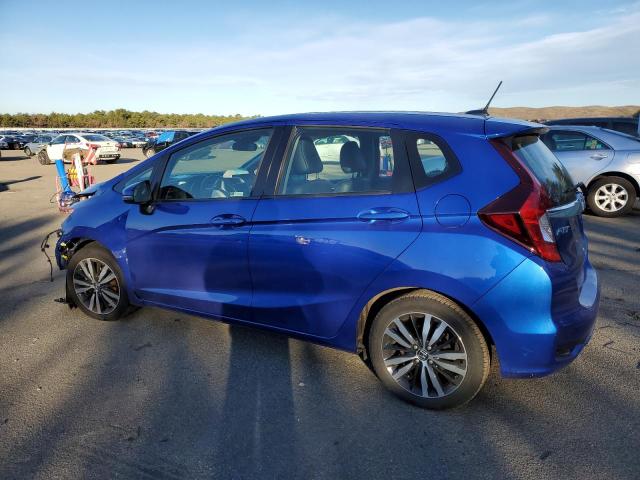 3HGGK5H93KM718393 - 2019 HONDA FIT EXL BLUE photo 2