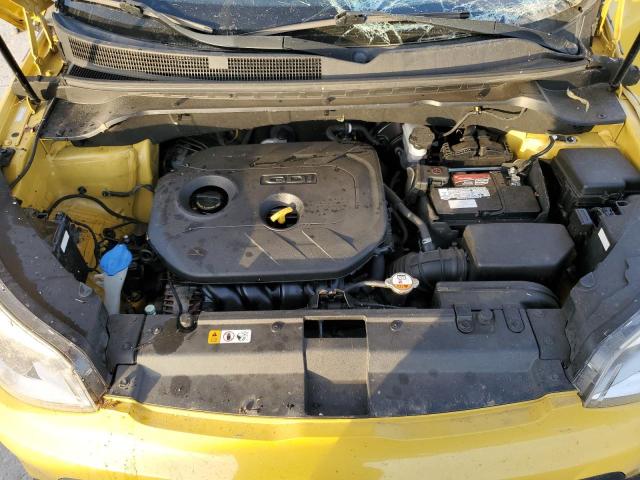 KNDJP3A53F7224407 - 2015 KIA SOUL + YELLOW photo 11