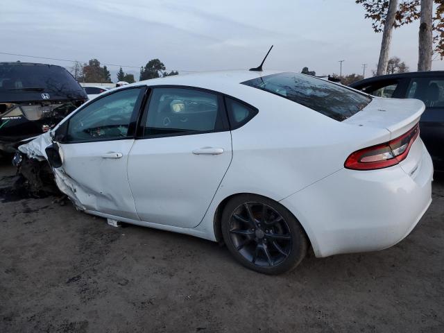 1C3CDFAA2GD555261 - 2016 DODGE DART SE WHITE photo 2