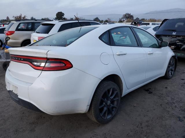 1C3CDFAA2GD555261 - 2016 DODGE DART SE WHITE photo 3