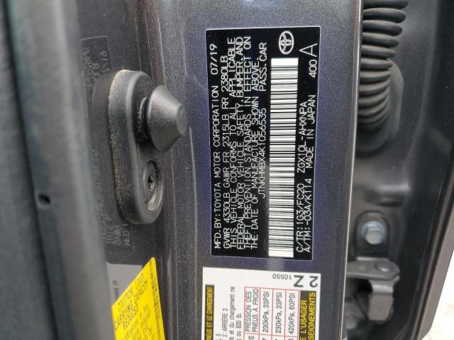 JTNKHMBX4K1056535 - 2019 TOYOTA C-HR XLE 灰色 照片 14