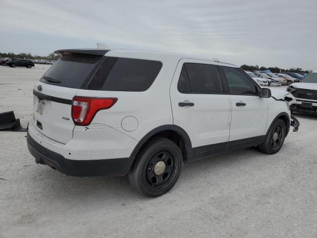 1FM5K8AR6GGA52449 - 2016 FORD EXPLORER POLICE INTERCEPTOR WHITE photo 3