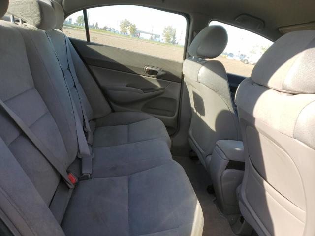 1HGFA16476L811407 - 2006 HONDA CIVIC LX BLACK photo 10