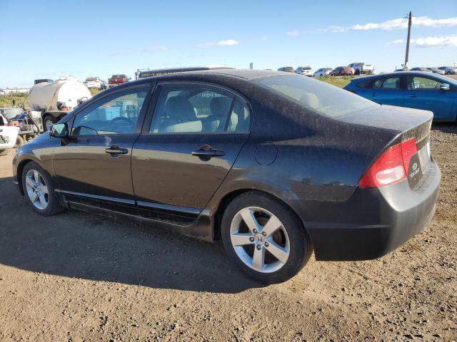 1HGFA16476L811407 - 2006 HONDA CIVIC LX BLACK photo 2