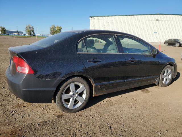 1HGFA16476L811407 - 2006 HONDA CIVIC LX BLACK photo 3