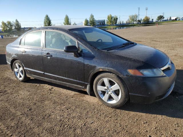 1HGFA16476L811407 - 2006 HONDA CIVIC LX BLACK photo 4