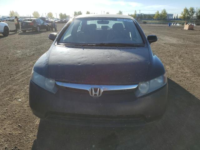1HGFA16476L811407 - 2006 HONDA CIVIC LX BLACK photo 5