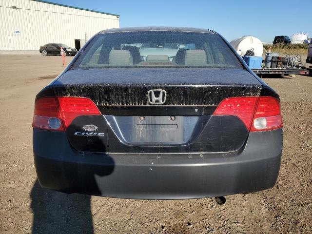 1HGFA16476L811407 - 2006 HONDA CIVIC LX BLACK photo 6