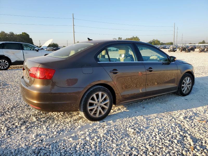 3VWD17AJ6EM355786 - 2014 VOLKSWAGEN JETTA SE BROWN photo 3