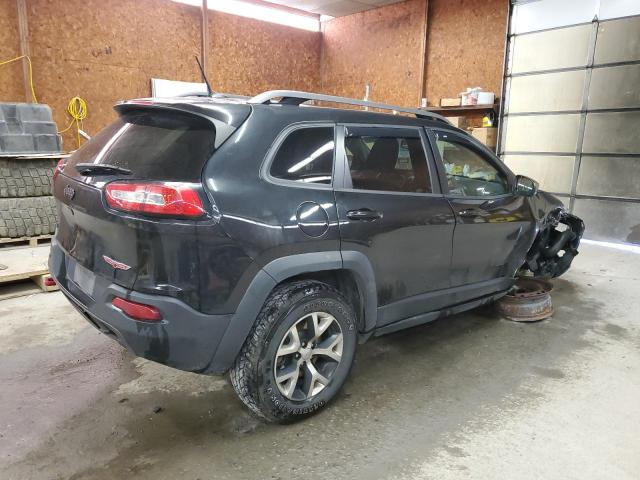 1C4PJMBS0FW605093 - 2015 JEEP CHEROKEE TRAILHAWK BLACK photo 3