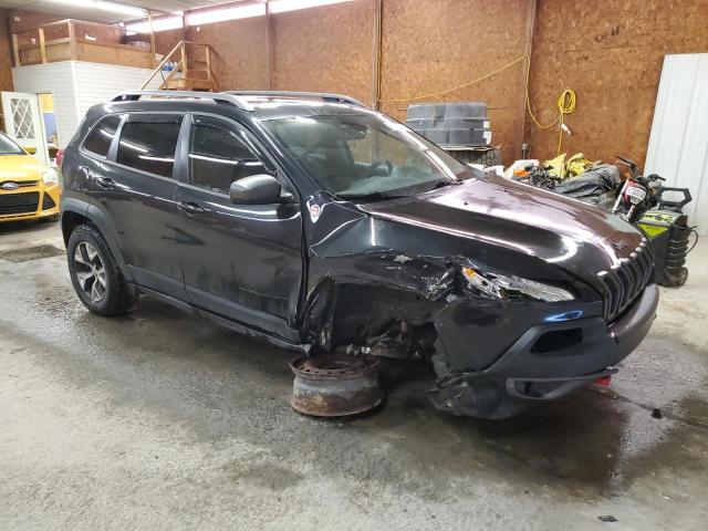 1C4PJMBS0FW605093 - 2015 JEEP CHEROKEE TRAILHAWK BLACK photo 4