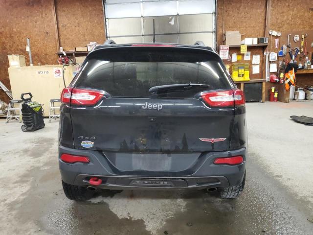 1C4PJMBS0FW605093 - 2015 JEEP CHEROKEE TRAILHAWK BLACK photo 6