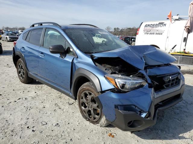 JF2GTHSC5NH271366 - 2022 SUBARU CROSSTREK SPORT BLUE photo 4