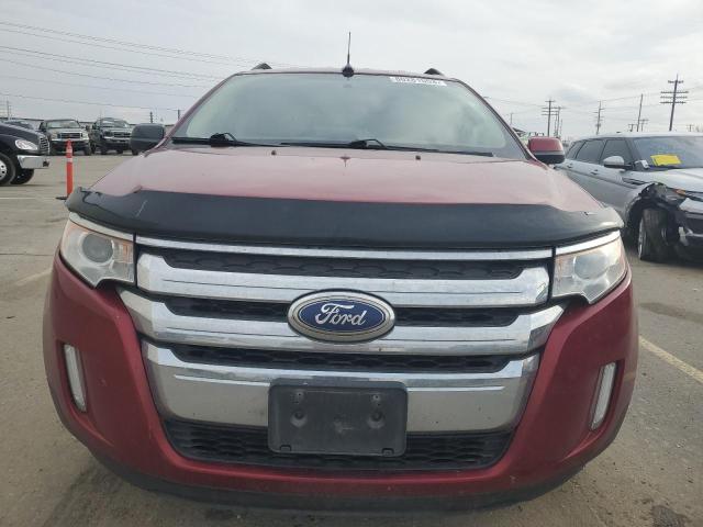 2FMDK4JC4EBA25075 - 2014 FORD EDGE SEL RED photo 5