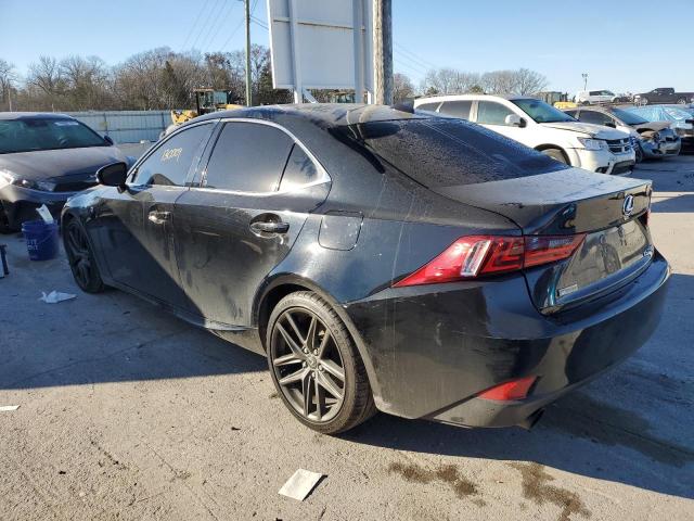 JTHBF1D29F5074665 - 2015 LEXUS IS 250 BLACK photo 2