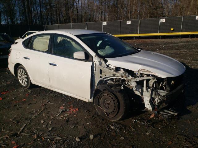 3N1AB7APXKY358365 - 2019 NISSAN SENTRA S WHITE photo 4