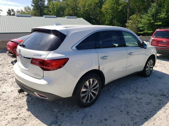 5FRYD4H47EB009047 - 2014 ACURA MDX TECHNOLOGY 白色 照片 3
