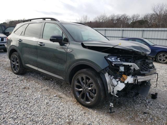 5XYRKDLF9NG077122 - 2022 KIA SORENTO SX GREEN photo 4