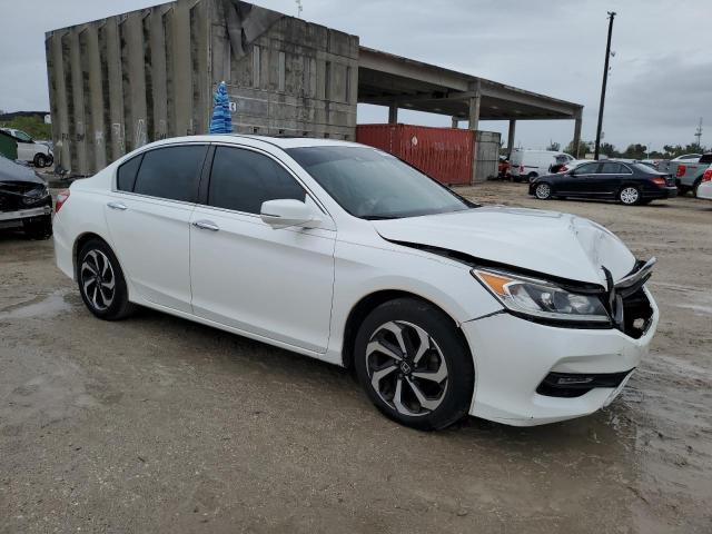 1HGCR2F97HA174742 - 2017 HONDA ACCORD EXL WHITE photo 4