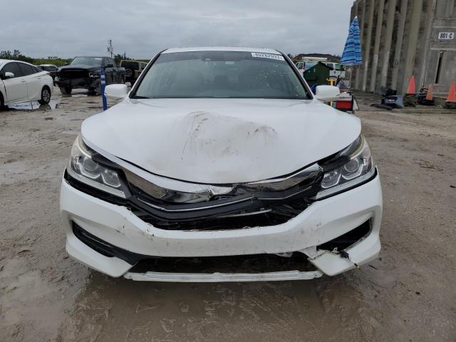 1HGCR2F97HA174742 - 2017 HONDA ACCORD EXL WHITE photo 5