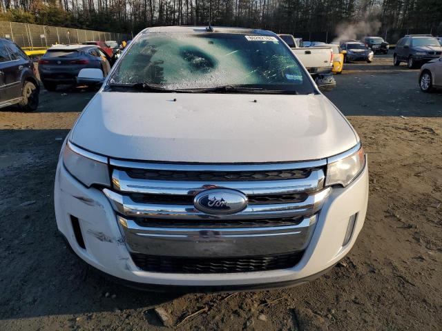 2FMDK3JC9EBA53514 - 2014 FORD EDGE SEL WHITE photo 5