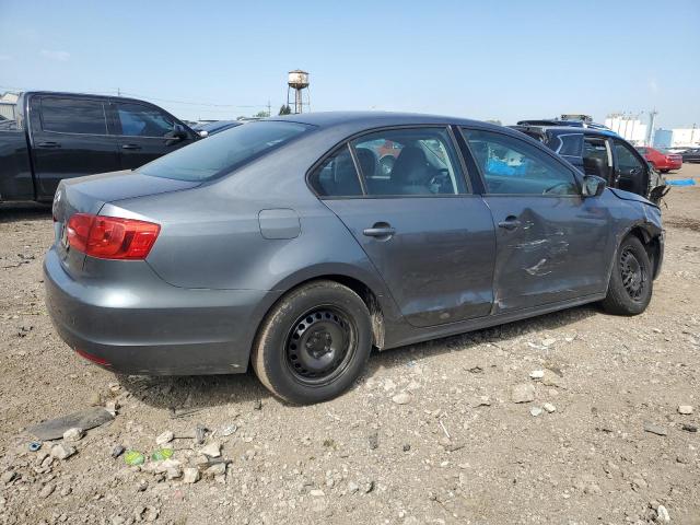 3VW2K7AJ2DM223854 - 2013 VOLKSWAGEN JETTA BASE GRAY photo 3