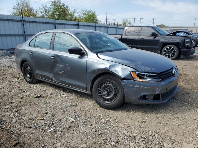 3VW2K7AJ2DM223854 - 2013 VOLKSWAGEN JETTA BASE GRAY photo 4