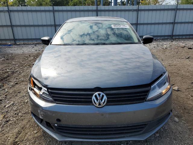 3VW2K7AJ2DM223854 - 2013 VOLKSWAGEN JETTA BASE GRAY photo 5